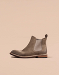 M25011 スエードチェルシーブーツ (Suede Chelsea Boots)(ベージュ色)Vibram®
