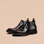 M25010 コルドヴァン·チェルシーブーツ (Cordovan Chelsea Boots)(ブラック) Vibram®