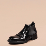 M25010 コルドヴァン·チェルシーブーツ (Cordovan Chelsea Boots)(ブラック) Vibram®