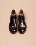 M25010 コルドヴァン·チェルシーブーツ (Cordovan Chelsea Boots)(ブラウン) Vibram®