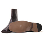 M25009 ホーススクエアアンクルブーツ (Horse Square Ankle Boots)(ブラウン)
