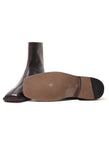 M25009 ホーススクエアアンクルブーツ (Horse Square Ankle Boots)(ブラウン)