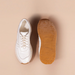 デュアルホースハイドスニーカー (Dual Horsehide Sneaker)(ブラック&ホワイト) Vibram®