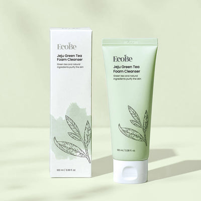 ECOBE 済州緑茶 弱酸性 洗顔フォーム 100mL