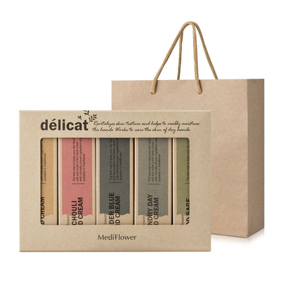 MediFlower デリカ ハンドクリーム 5種セット（30g×5本）