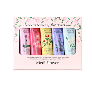 MediFlower ザ・シークレットガーデン・オブ・ファイブ ハンドクリーム 5種セット（50g×5本）