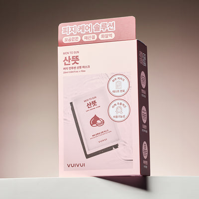 VUIVUI BYOELEE MON TO SUN さっぱり シートマスク 25mL×10枚