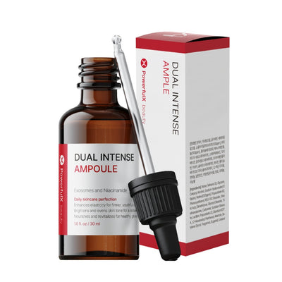 Powerfull-X デュアル インテンス アンプル 30mL 肌の透明感とハリに集中的にアプローチする美容液。