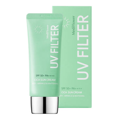 MediFlower UV フィルター シカ サンクリーム 50mL（SPF50+）