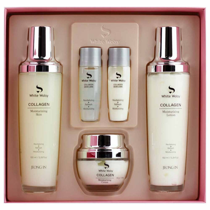 White Wolsy コラーゲン 女性用 基礎スキンケア 3点セット