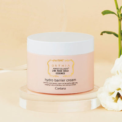 Coreana-orthia パーフェクトコラーゲン 24K ローズゴールド エッセンス ハイドロバリア クリーム 100mL（保湿クリーム）
