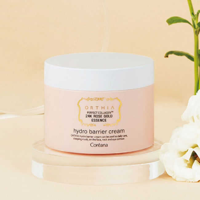 Coreana-orthia パーフェクトコラーゲン 24K ローズゴールド エッセンス ハイドロバリア クリーム 100mL（保湿クリーム）