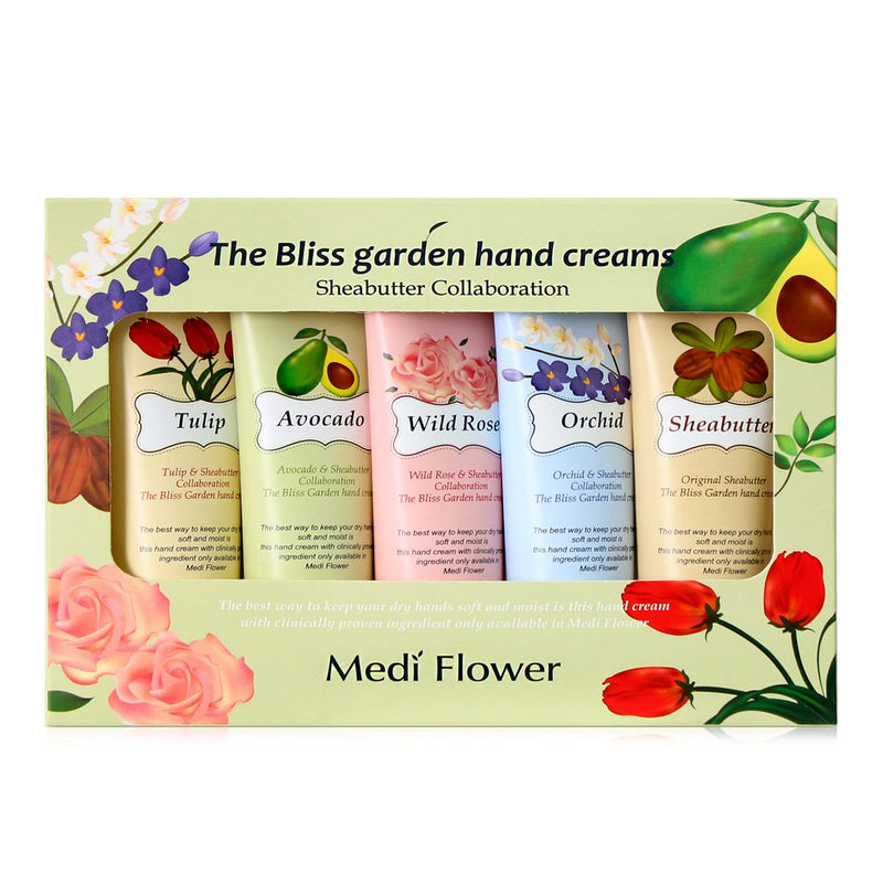 MediFlower ザ・ブリスガーデン ハンドクリーム 5種セット（50g×5本）
