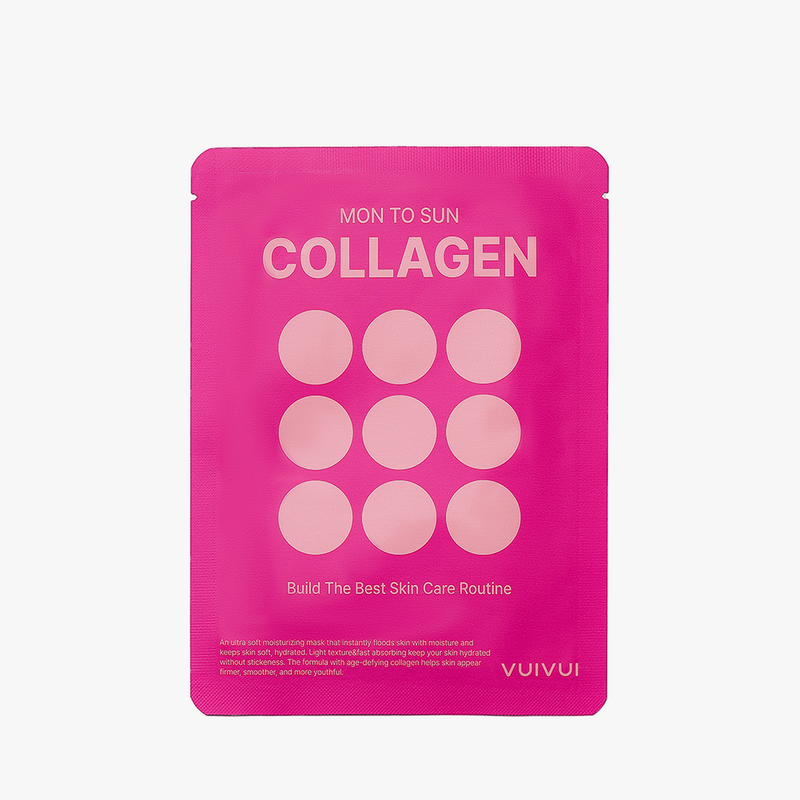 VUIVUI BYOELEE MON TO SUN コラーゲン シートマスク 25mL