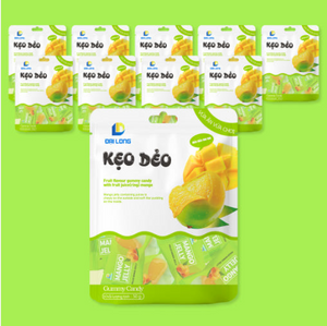 ベトナム ダイロン ケオデオ グリーンマンゴーゼリー 50g x 10個[原産国: ベトナム]