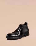 M25010 コルドヴァン·チェルシーブーツ (Cordovan Chelsea Boots)(ブラック) Vibram®