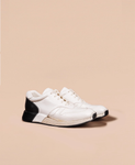 デュアルホースハイドスニーカー (Dual Horsehide Sneaker)(ブラック&ホワイト) Vibram®