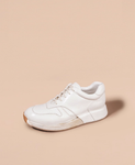 デュアルホースハイドスニーカー (Dual Horsehide Sneaker)(ブラック&ホワイト) Vibram®